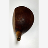 Bullock's Los Angeles DLS No. 8 Wood Head, vintage hickory golf club builder head, crown stamp