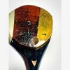 A.G. Spalding fancy-face 3-wood hickory head, sole and hosel showing bore-out needed for retro-fit