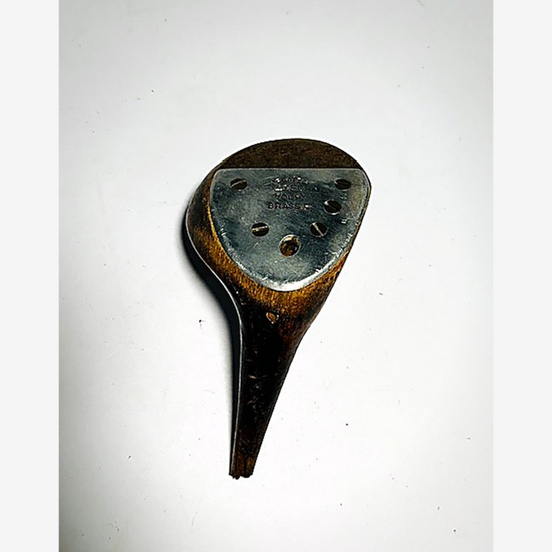 Wilson Gene Sarazen Stroke Master 4250 Brassie Head, vintage hickory golf club builder head, detail