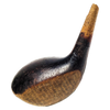 Denny Shute World's Trophy Medalist Spoon Head, vintage hickory golf club builder head, profile and face