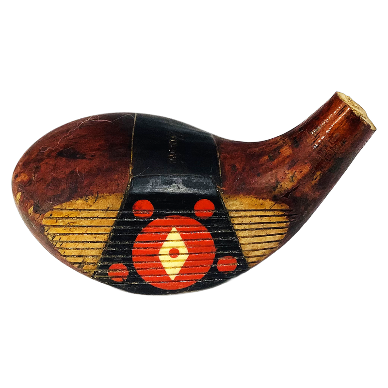 Related 4150 Model Ladies Fancy Face Spoon Head, vintage hickory golf club builder head, profile and face