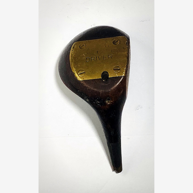 Medalist Player Model Ladies Driver Head, vintage hickory golf club builder head, sole and soleplate