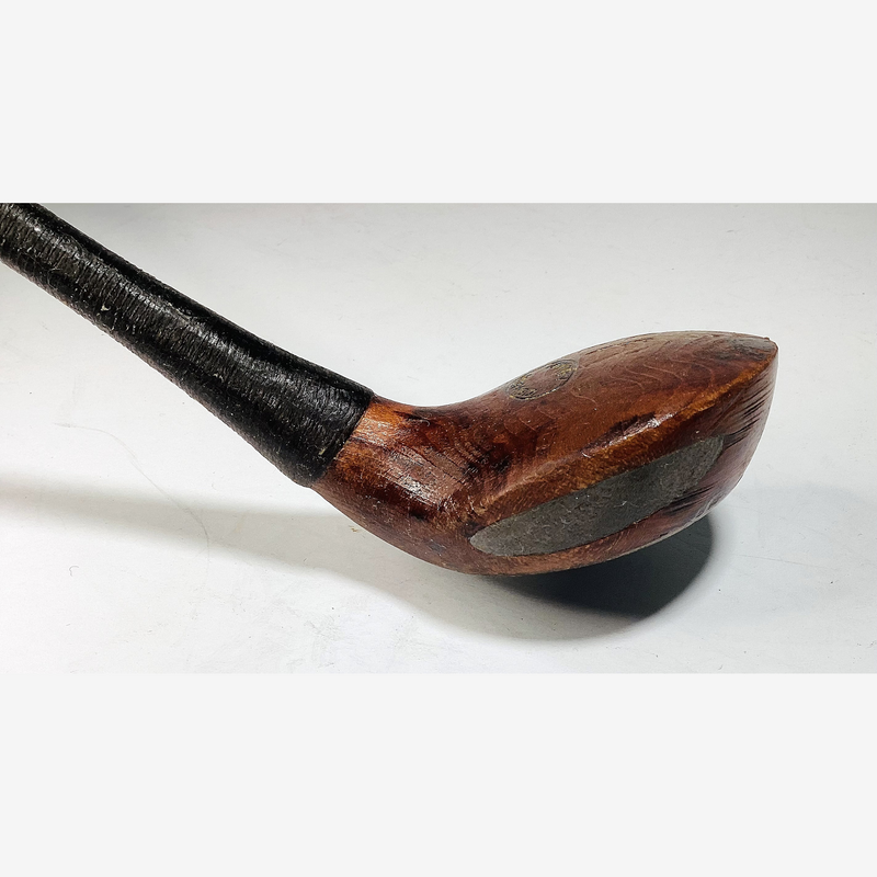 Mid City Chicago Wood, vintage hickory golf club, detail view 3