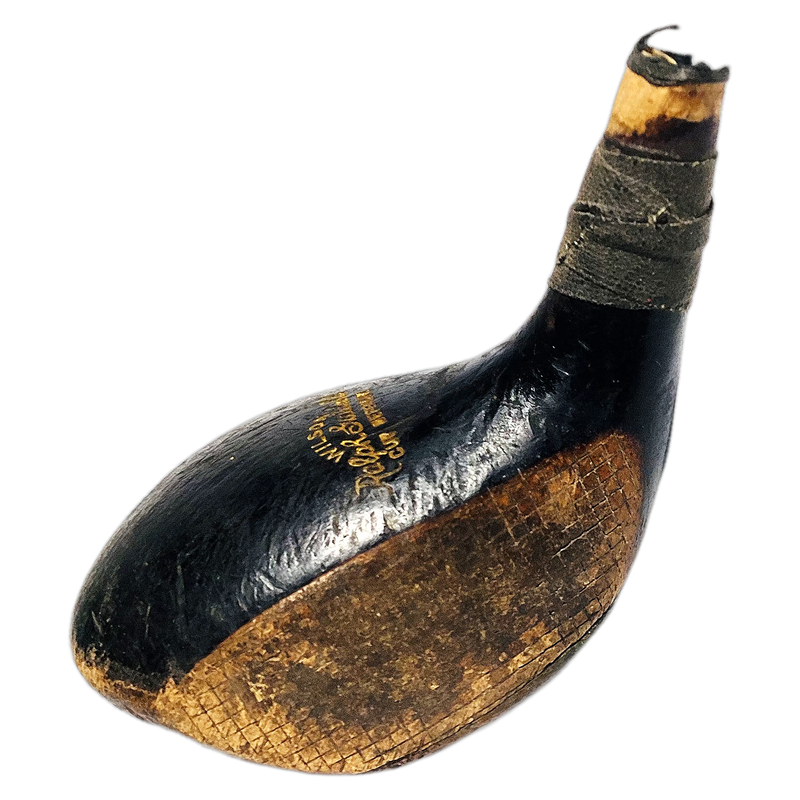 Wilson Ralph Guldahl Cup Defender No. 3 Spoon Head, vintage hickory golf club builder head, profile and face