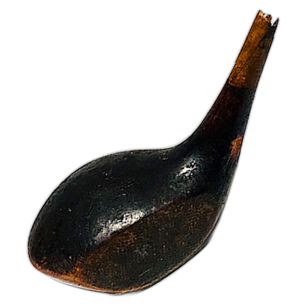Bristol 141-L Ladies Brassie Head, vintage hickory golf club builder head, profile and face