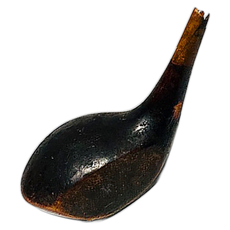 Bristol 141-L Ladies Brassie Head, vintage hickory golf club builder head, profile and face