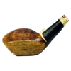 H.B. Wussaw Special Wood Head, vintage hickory golf club builder head, profile and face