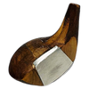 MacGregor 44 Aluminum Face Spoon Head, vintage hickory golf club builder head, profile and face