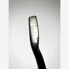 Topline and sole of the vintage Akros jigger, hickory golf iron
