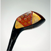 Par X driver striped dotted fancy-face, hickory golf