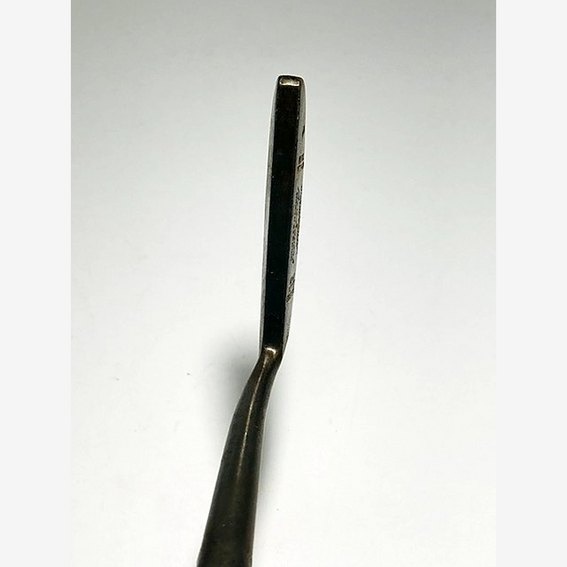 Ben Sayers Benny putter toe and top edge view, hickory golf