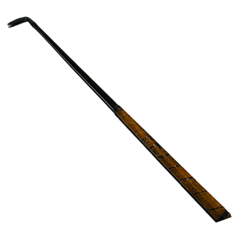 A.G. Spalding & Bros Crescent mid-iron, full length view of the vintage hickory golf club