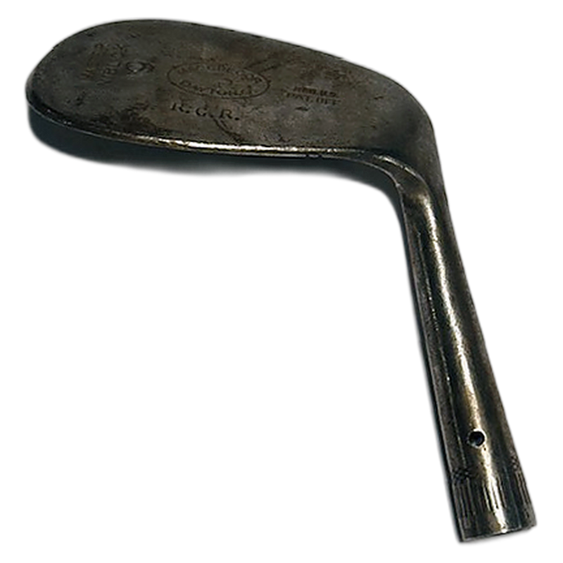 MacGregor Master Niblick 9 Head hickory golf iron head, full view