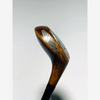 George Wright G 925 W Fancy Face No. 2 Wood – vintage hickory golf wood, heel view