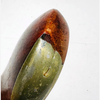Walter Hagen Signature Fancy Face Brassie Head, vintage hickory golf club builder head, back edge detail