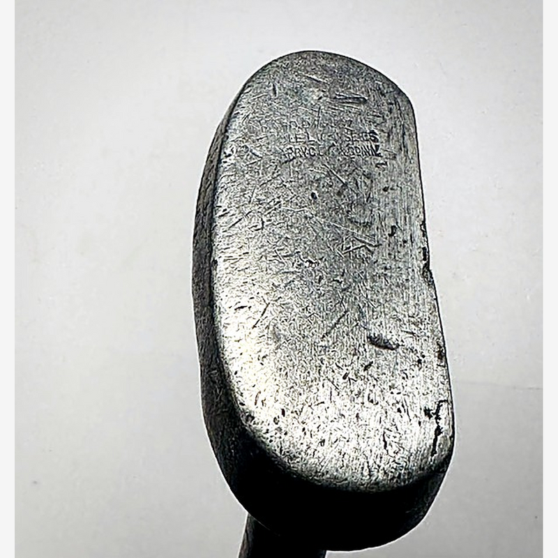 Schenectady hickory golf putter, center-shaft hosel detail