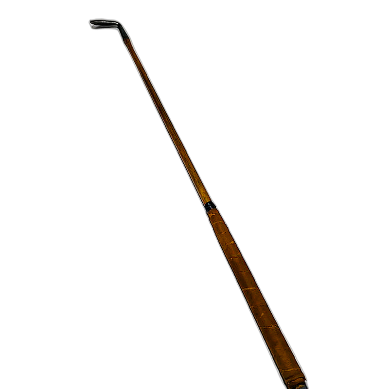 J. Forman smooth face hickory golf iron, full club view
