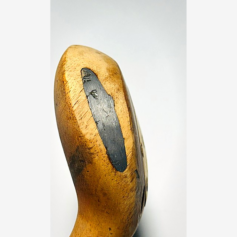 Blank persimmon hickory wood head, additional profile