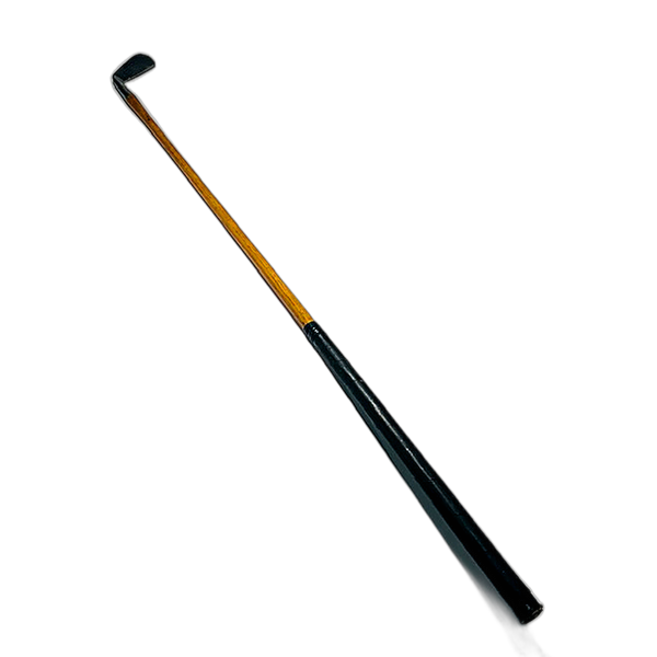 A.G. Spalding Bros Monel cleek driving iron, vintage hickory golf, hero view