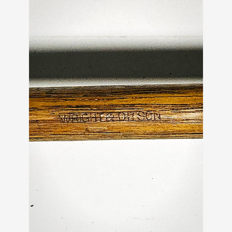 Wright & Ditson St Andrews mid iron hosel and shaft stamp