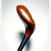 MacGregor 50 brassie hickory golf head profile address view