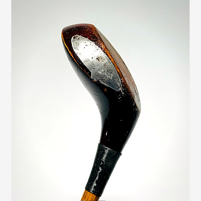 Burke Grand Prize 800 sole with back-weight, hickory golf