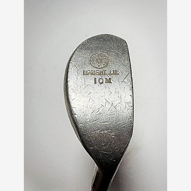 Hillerich & Bradsby 10M mallet putter, vintage hickory golf, detail view 4