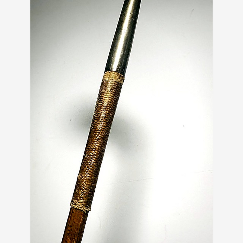 US Golf Gold Standard hickory golf iron, bamboo shaft with steel center