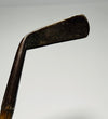 Vintage smooth-face hickory iron head with dark period patina