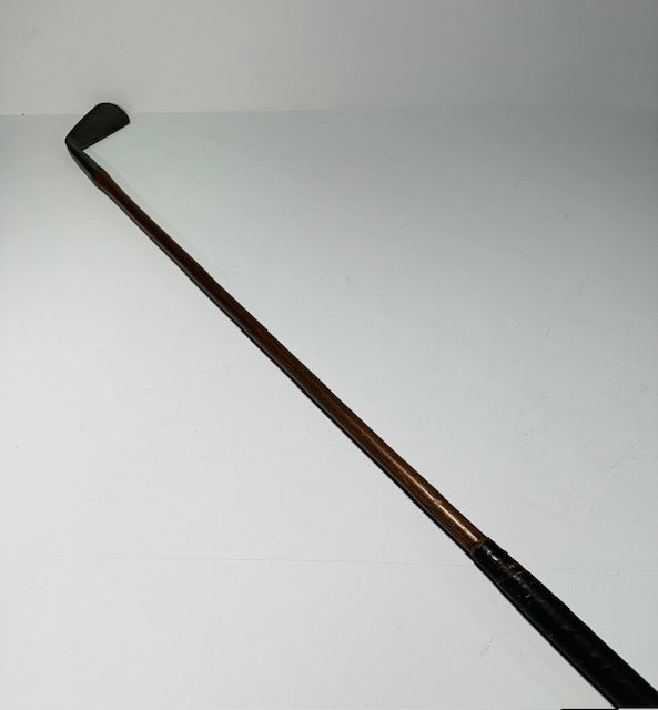 Spalding Gold Medal mid-iron, vintage hickory golf iron