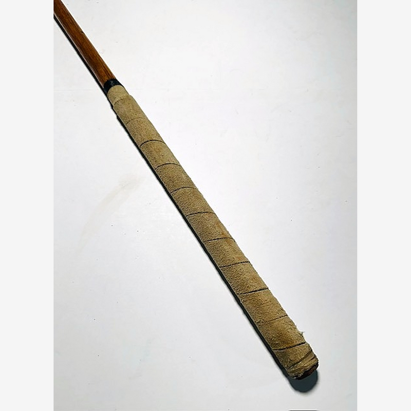 Samson Jackson Park Smooth-Face Mashie – vintage hickory golf iron, suede grip