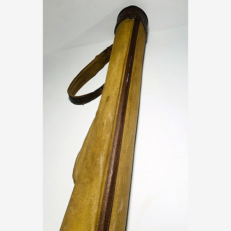 Canvas & Leather Trim Golf Bag — Studded Alloy Base — hickory golf, view 5