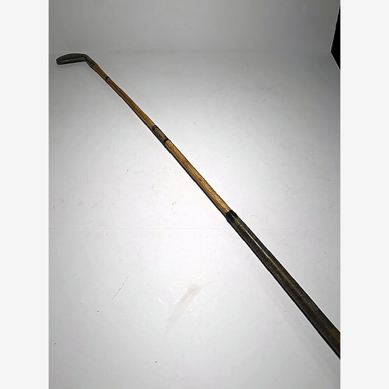 Spalding Gold Medal No. 1 Smooth-Face Iron – vintage hickory golf iron, full club