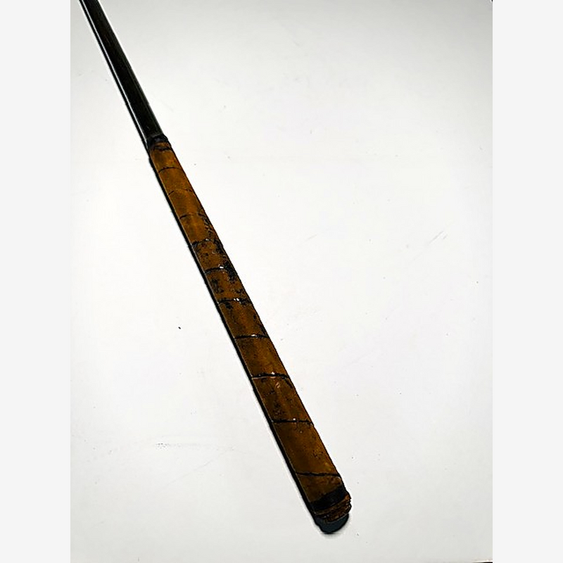 Leather wrap grip on the Spalding Crescent vintage hickory golf iron