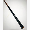 Black leather grip and hickory shaft of the Panther by Kroydon mashie, hickory golf