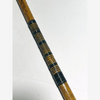 W Gibson driving iron hickory golf, banded shaft whipping detail