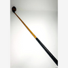 Par X driver leather grip, hickory golf