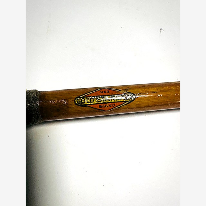 US Golf Gold Standard hickory golf iron, Bussey-style grip