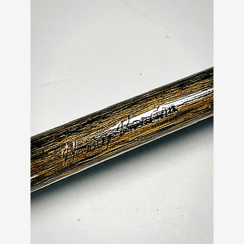 Harry Vardon shaft Aberdeen maker stamp, hickory golf
