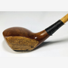 W.J. Lock Wood, vintage hickory golf club, detail view 4
