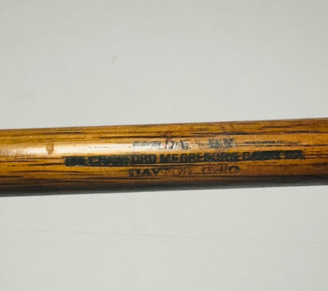 MacGregor Popular original hickory shaft with maker stamp, Dayton Ohio
