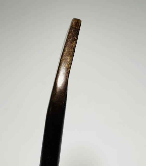Sole and edge profile of a smooth-face hickory iron