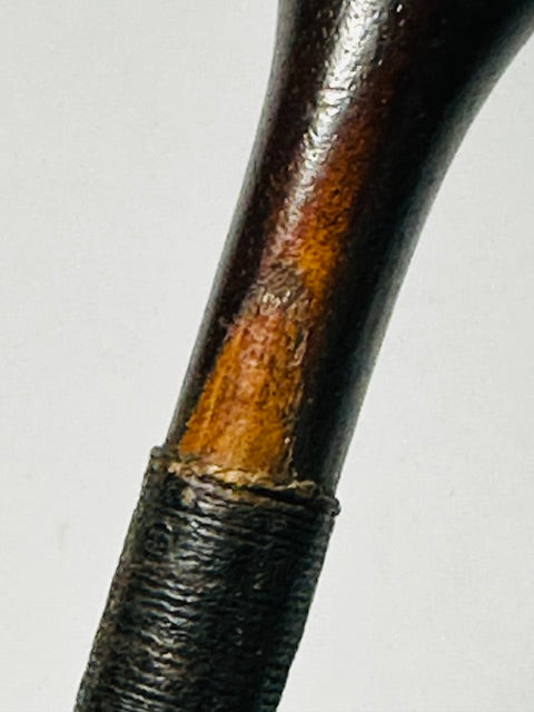 B. Sayers splice-neck driver, vintage hickory golf collector wood