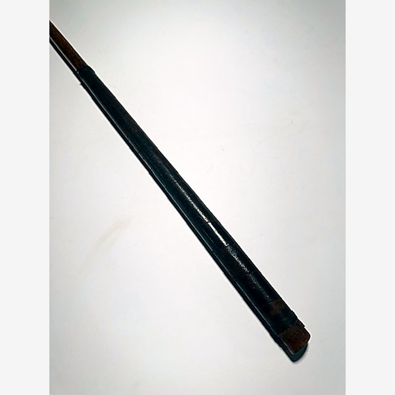 A. Foreman niblick grip and shaft whipping detail, hickory golf