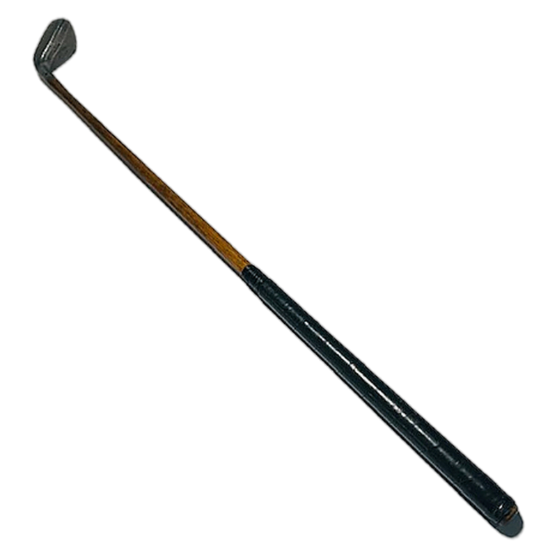 Chas. H. Hoffner Hand Made RM Mallet Putter – vintage hickory golf putter, full club