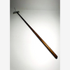 Hickory golf alignment training putter, full club view