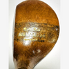 Hillerich Bradsby Braeburn wood head hickory golf detail
