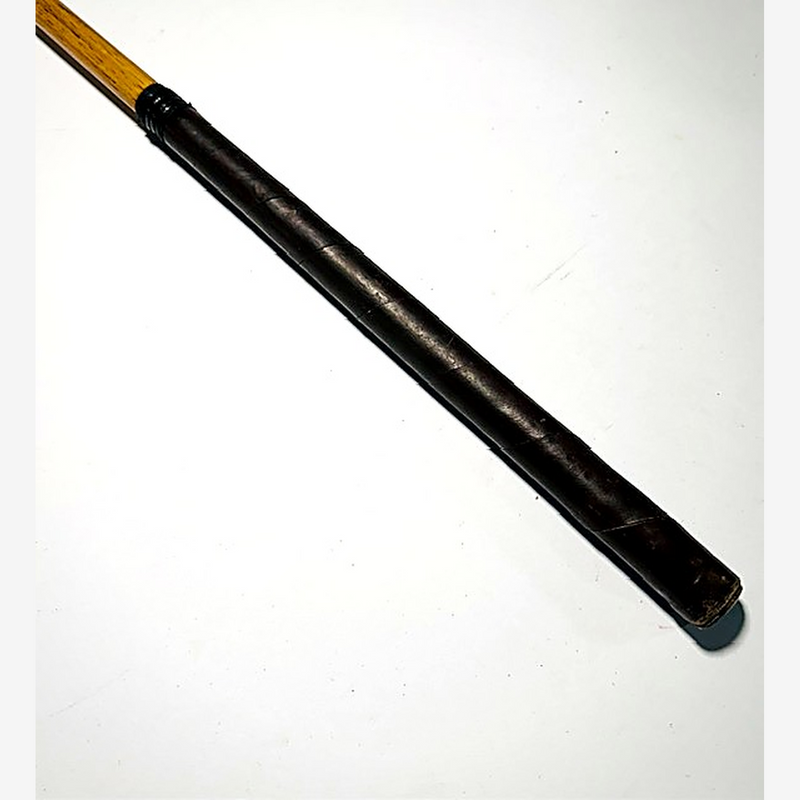 Invincible spoon leather grip, hickory golf