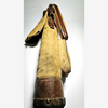 Champ oval canvas slouch hickory golf bag, hood stain detail