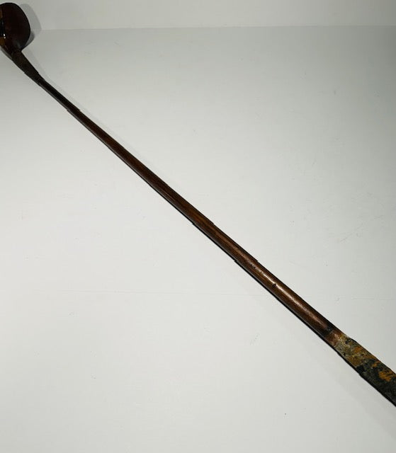 Dickson splice-neck wood, vintage hickory golf collector wood